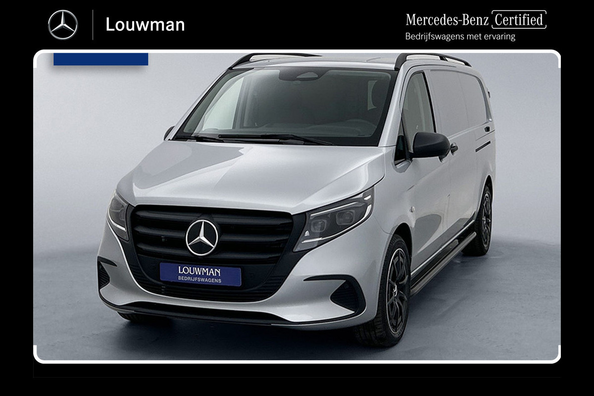 Mercedes-Benz Vito 119 CDI Pro L3 19 inch AMG Sidebars Dubbele Schuifdeur Multibeam LED Trekhaak Achteruitrijcamera Betimmering