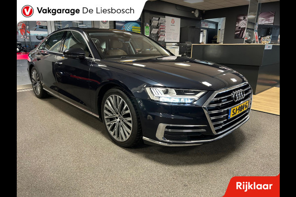 Audi A8 55 TFSI quattro / Leder / Navigatie / 20inch / B&O / stoel verwarming voor + achter.