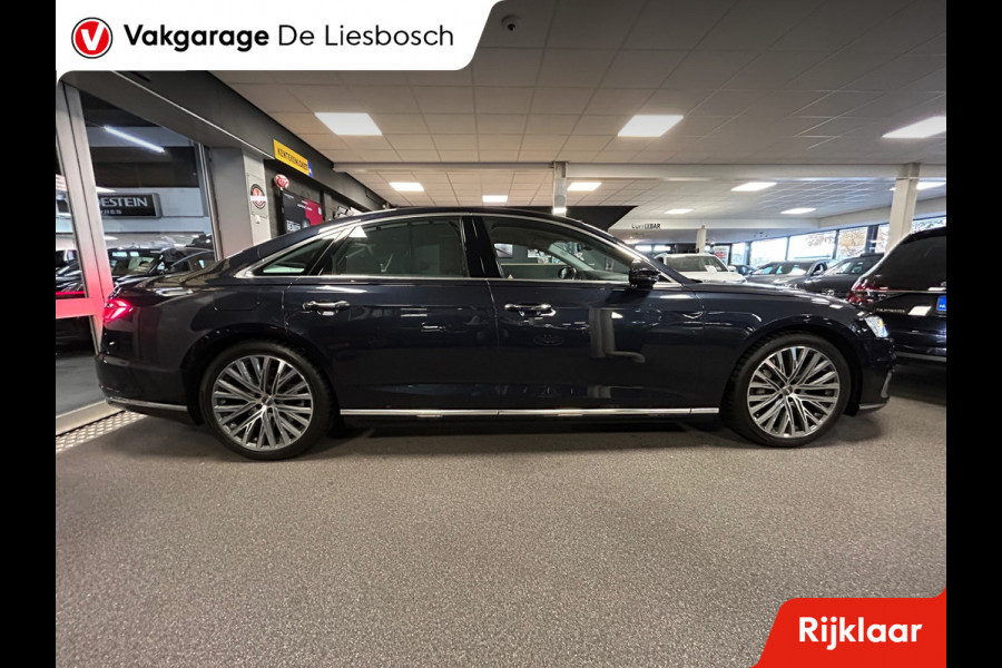 Audi A8 55 TFSI quattro / Leder / Navigatie / 20inch / B&O / stoel verwarming voor + achter.