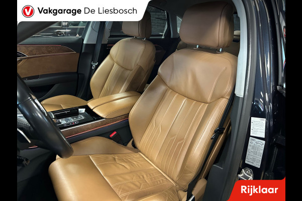 Audi A8 55 TFSI quattro / Leder / Navigatie / 20inch / B&O / stoel verwarming voor + achter.