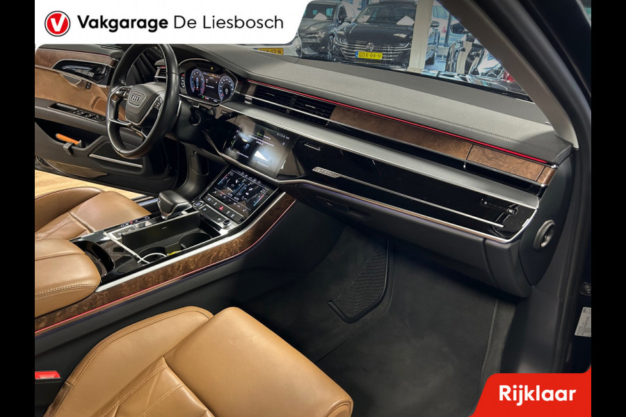 Audi A8 55 TFSI quattro / Leder / Navigatie / 20inch / B&O / stoel verwarming voor + achter.