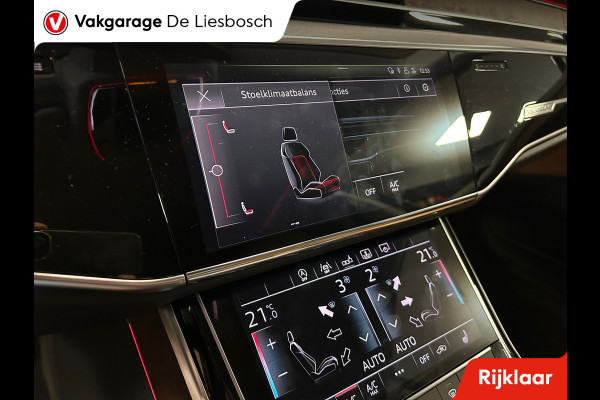 Audi A8 55 TFSI quattro / Leder / Navigatie / 20inch / B&O / stoel verwarming voor + achter.