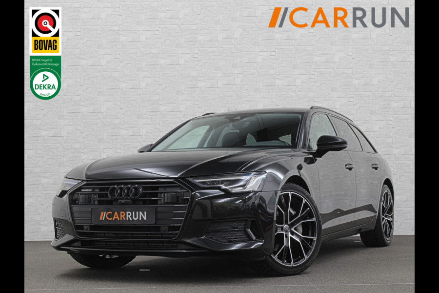 Audi A6 Avant 50 TDI Quattro | 360 Camera | ACC | Leder | Trekhaak | Stuurverwarming | LED | 20'' | Virtual-Cockpit | Carplay | Getint Glas | Sportstoelen | Stoelverwarming |