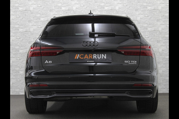 Audi A6 Avant 50 TDI Quattro | 360 Camera | ACC | Leder | Trekhaak | Stuurverwarming | LED | 20'' | Virtual-Cockpit | Carplay | Getint Glas | Sportstoelen | Stoelverwarming |