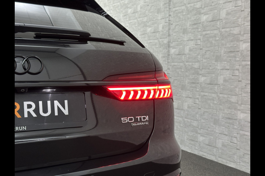 Audi A6 Avant 50 TDI Quattro | 360 Camera | ACC | Leder | Trekhaak | Stuurverwarming | LED | 20'' | Virtual-Cockpit | Carplay | Getint Glas | Sportstoelen | Stoelverwarming |