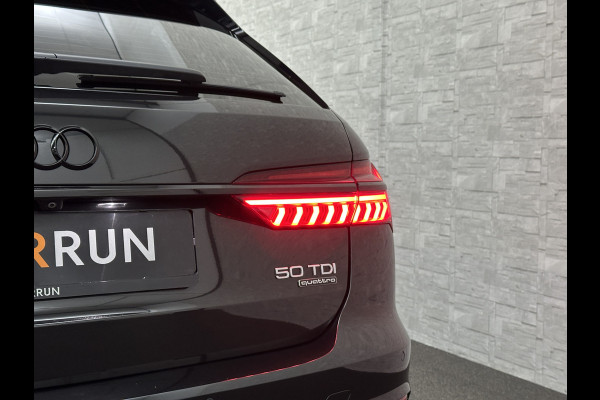 Audi A6 Avant 50 TDI Quattro | 360 Camera | ACC | Leder | Trekhaak | Stuurverwarming | LED | 20'' | Virtual-Cockpit | Carplay | Getint Glas | Sportstoelen | Stoelverwarming |
