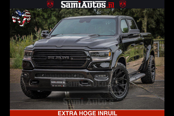 Dodge Ram 1500 LARAMIE SPORT | HEMI 5.7 V8 4x4 | LPG | Grootscherm 12" | LARAMIE PERFORMANCE | ZWART | CREWCAB 5'7 | GRIJSKENTEKEN | DUBBELE CABINE | 5 Persoons | VOORRAAD NR 2573 - 6545
