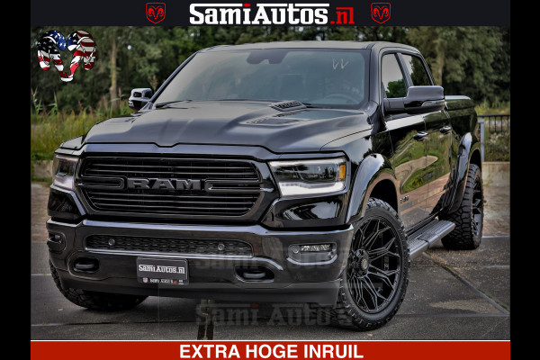 Dodge Ram 1500 LARAMIE SPORT | HEMI 5.7 V8 4x4 | LPG | Grootscherm 12" | LARAMIE PERFORMANCE | ZWART | CREWCAB 5'7 | GRIJSKENTEKEN | DUBBELE CABINE | 5 Persoons | VOORRAAD NR 2573 - 6545