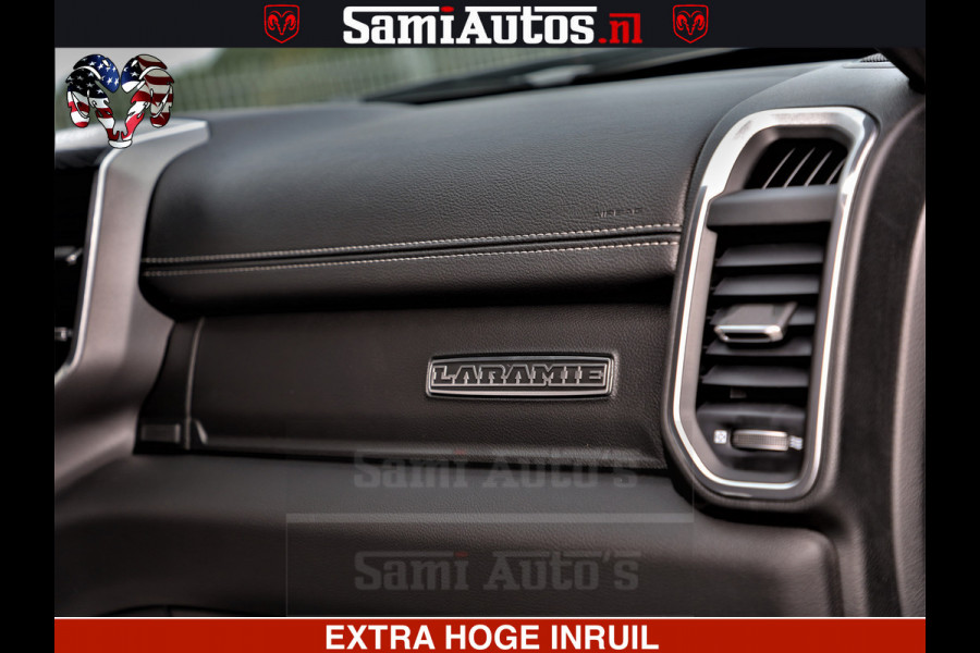 Dodge Ram 1500 LARAMIE SPORT | HEMI 5.7 V8 4x4 | LPG | Grootscherm 12" | LARAMIE PERFORMANCE | ZWART | CREWCAB 5'7 | GRIJSKENTEKEN | DUBBELE CABINE | 5 Persoons | VOORRAAD NR 2573 - 6545