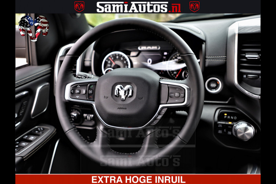 Dodge Ram 1500 LARAMIE SPORT | HEMI 5.7 V8 4x4 | LPG | Grootscherm 12" | LARAMIE PERFORMANCE | ZWART | CREWCAB 5'7 | GRIJSKENTEKEN | DUBBELE CABINE | 5 Persoons | VOORRAAD NR 2573 - 6545