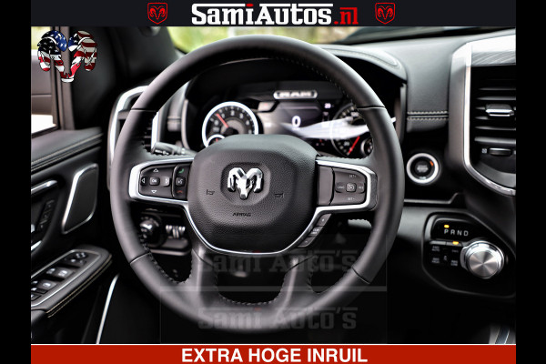 Dodge Ram 1500 LARAMIE SPORT | HEMI 5.7 V8 4x4 | LPG | Grootscherm 12" | LARAMIE PERFORMANCE | ZWART | CREWCAB 5'7 | GRIJSKENTEKEN | DUBBELE CABINE | 5 Persoons | VOORRAAD NR 2573 - 6545