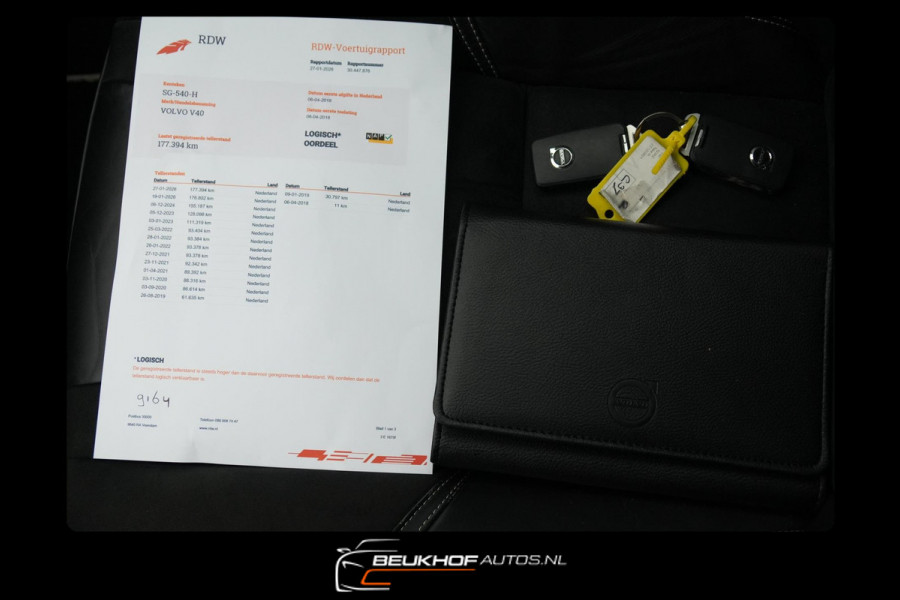 Volvo V40 2.0 D3 R-design Business Sport Leer Led Navi Pdc