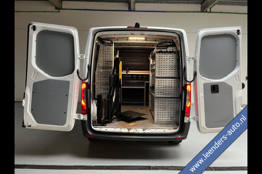 Mercedes-Benz Sprinter SERVICEWAGEN 314 2.2 CDI 140PK euro6 L1H1 Sortimo inrichting, 2xschuifdeur, M-bux, Laadkraan RIJKLAARPRIJS!