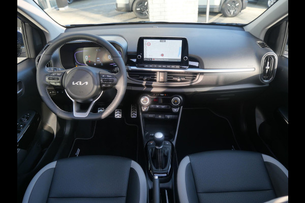 Kia Picanto 1.0 GDi GT-Line | Schuif/kantel | Navi | Stoel/stuurverwarming | Carplay | Camera