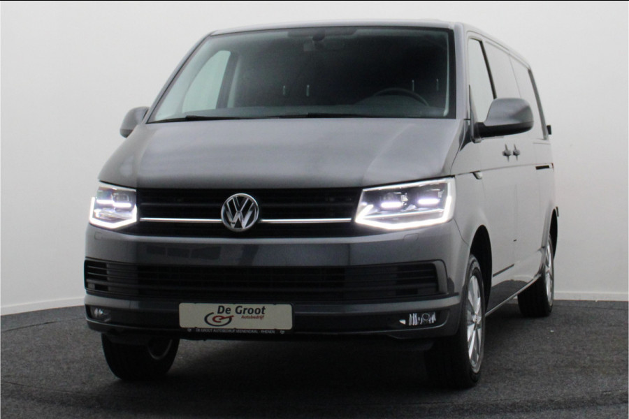 Volkswagen Transporter 2.0 TDI DSG 150 PK L2H1 2x Schuifdeur, Airco, Cruise, Camera, Apple Carplay, LED, Trekhaak, 16''