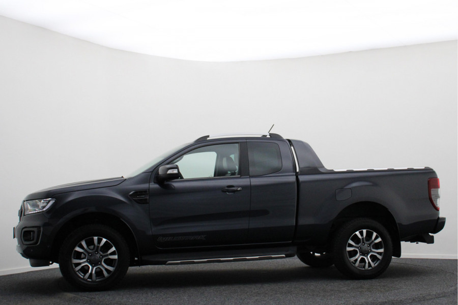 Ford Ranger 2.0 EcoBlue Wildtrak Supercab Leer, ACC, Camera, Apple Carplay, Verwarmde Voorruit, Trekhaak 3500KG