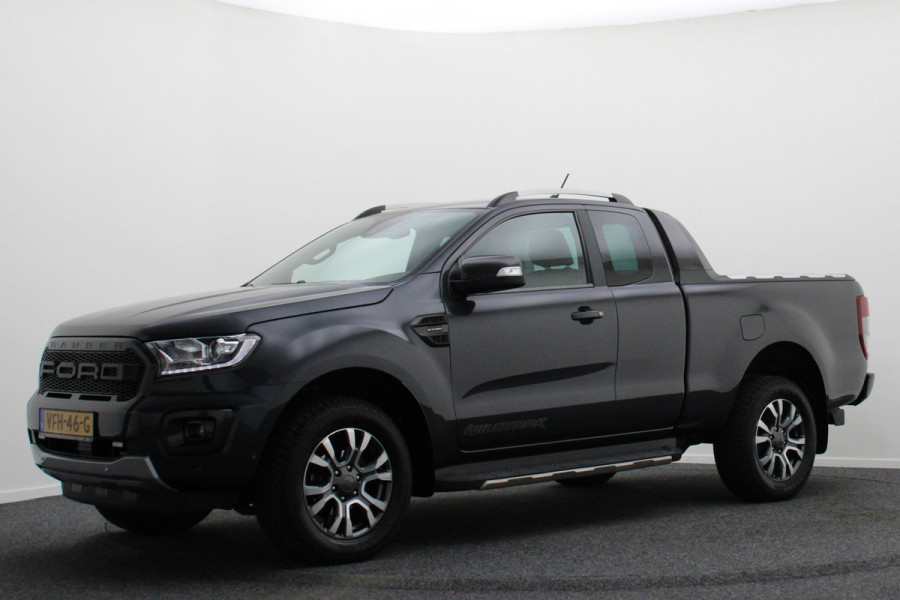 Ford Ranger 2.0 EcoBlue Wildtrak Supercab Leer, ACC, Camera, Apple Carplay, Verwarmde Voorruit, Trekhaak 3500KG