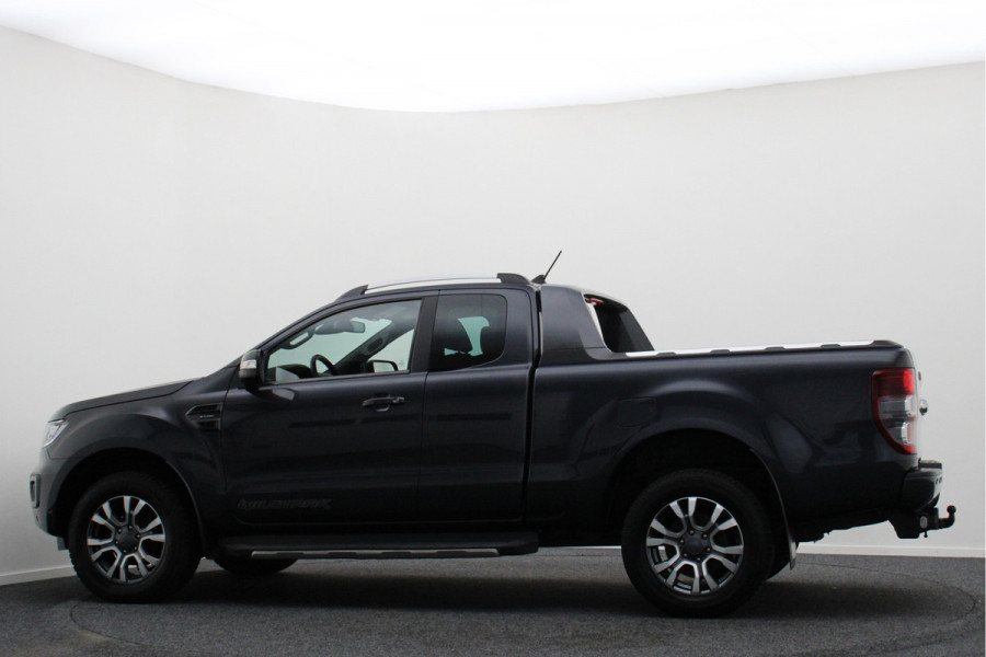 Ford Ranger 2.0 EcoBlue Wildtrak Supercab Leer, ACC, Camera, Apple Carplay, Verwarmde Voorruit, Trekhaak 3500KG