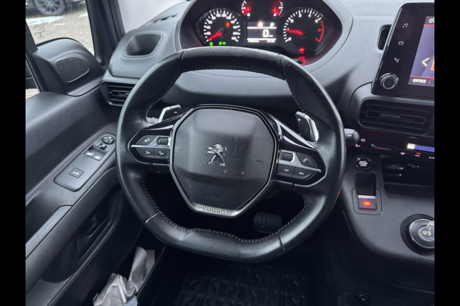 Peugeot Partner 1.5 BlueHDI Asphalt Long | SCI | 130pk Automaat | Adaptieve Cruise |  Side bars | Stoelverwarming | 3 zits | Vooruitverwarming | Lichtmetaal