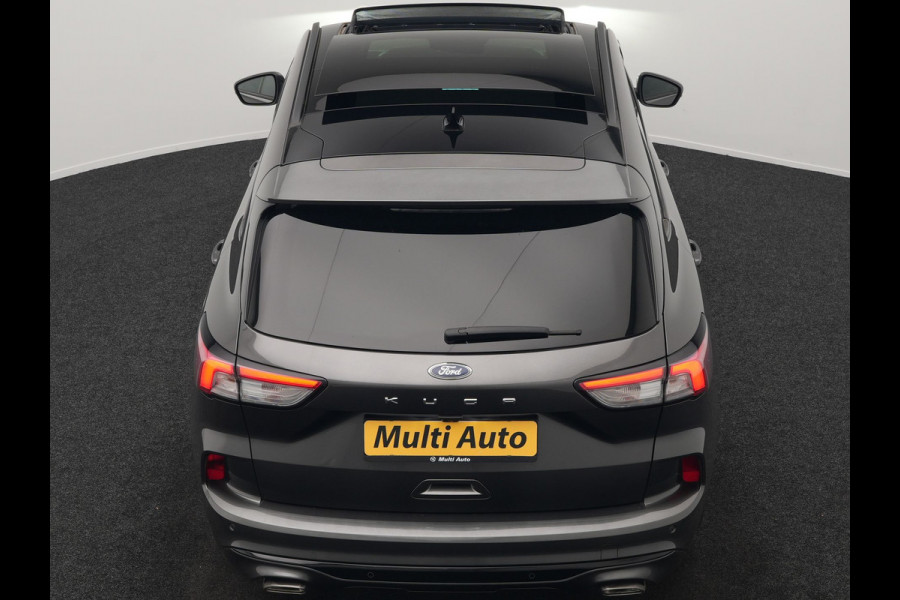 Ford Kuga 1.5 EcoBoost ST-Line 150pk Dealer O.H. | 1800kg Trekgewicht | Trekhaak Af Fabriek | Panodak | Adaptive Cruise | 360 Camera | Sportstoelen & Stuur Verwarmd | Apple Carplay | Keyless | Virtual | Blis | Navigatie | DAB |