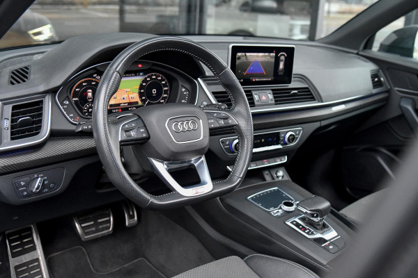 Audi Q5 50 TFSI e quattro S edition. Pano, Carbon, Sfeer, Camera, Virtual, Keyless, Matrix, 22'', Trekhaak!