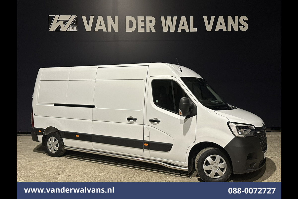 Renault Master 2.3 dCi 136pk L3H2 Euro6 Airco | Navigatie | Camera | Leder | Cruisecontrol | LED | Omvormer Sidebars, Parkeersensoren, Bijrijdersbank