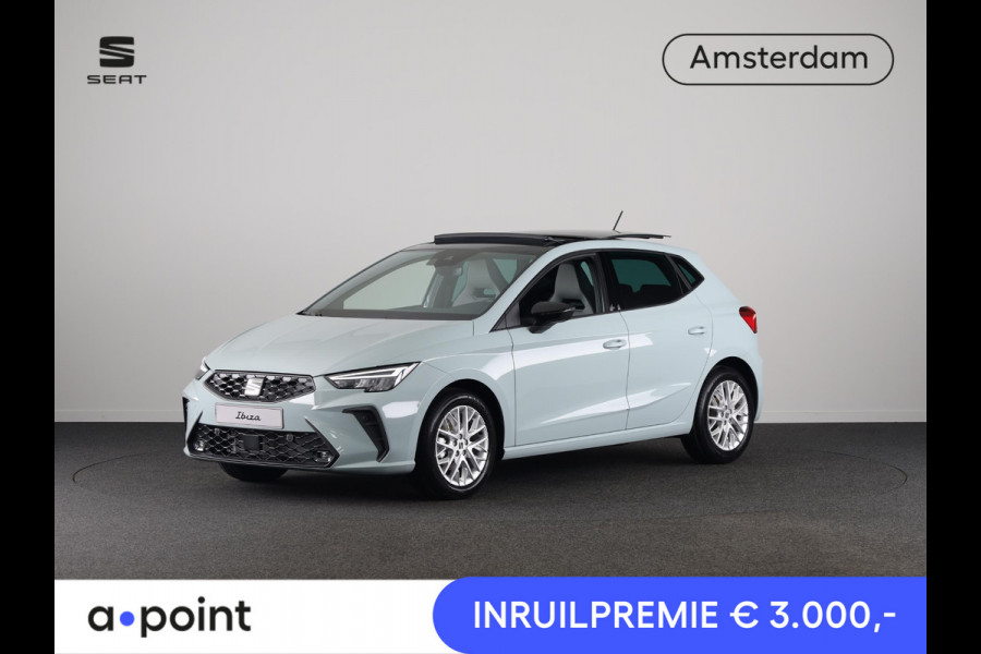 Seat Ibiza 1.0 EcoTSI FR Business Connect | DSG | Oniric Grey Metallic | Elektr Panorama Dak | Bucket Seats