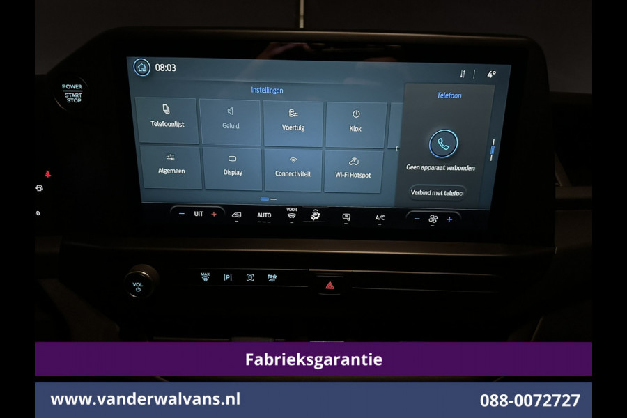 Ford Transit Custom 2.0 TDCI L1H1 Fabrieksgarantie Euro6 Airco | Camera | LED | Apple Carplay | Cruisecontrol Android Auto, Verwarmde voorruit, Parkeersensoren, Bijrijdersbank