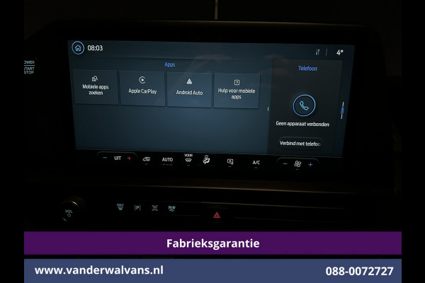 Ford Transit Custom 2.0 TDCI L1H1 Fabrieksgarantie Euro6 Airco | Camera | LED | Apple Carplay | Cruisecontrol Android Auto, Verwarmde voorruit, Parkeersensoren, Bijrijdersbank