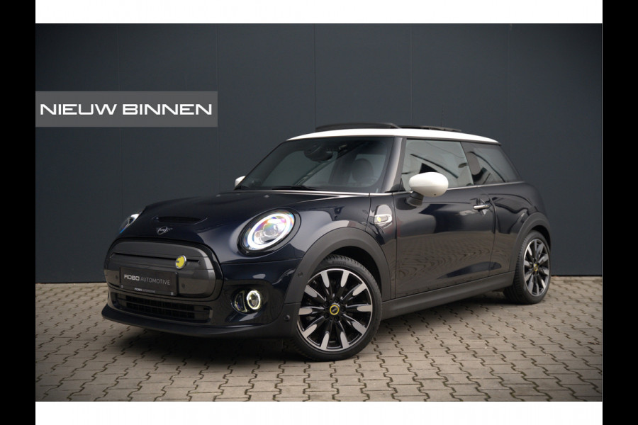 MINI Mini Electric Yours 33 kWh | Panoramadak | Harman Kardon | Head-Up Display | Union Jack | Stoelverwarming | Keyless | Apple Carplay | Navigatie | Camera | Parkeersensoren | Warmtepomp | Leer | Cruise Control | DAB |