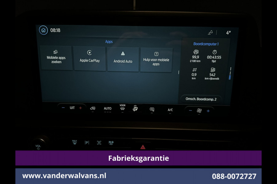 Ford Transit Custom 2.0 TDCI L1H1 Fabrieksgarantie Euro6 Airco | Camera | Apple Carplay | LED | Cruisecontrol Android Auto, Parkeersensoren, Bijrijdersbank