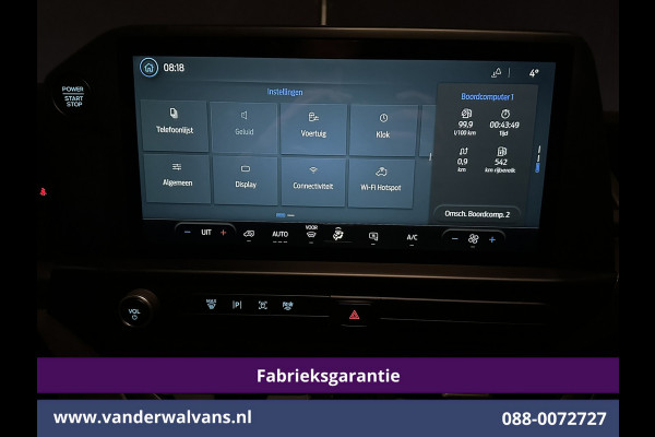 Ford Transit Custom 2.0 TDCI L1H1 Fabrieksgarantie Euro6 Airco | Camera | Apple Carplay | LED | Cruisecontrol Android Auto, Parkeersensoren, Bijrijdersbank