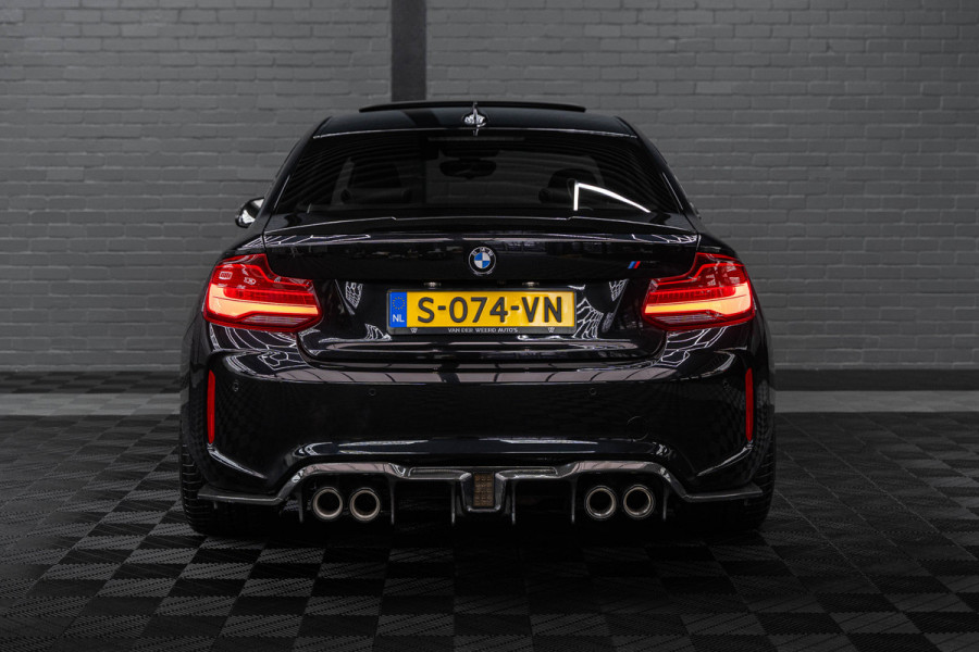 BMW 2 Serie Coupé M2 DCT | NOVA PERFORMANCE 19 INCH CUSTOM WHEELS | CS STOELEN | CS STUUR | CARBON INTERIEUR EN EXTERIEUR| voorzien van Target Blu Eye 2 en Laser Track Flare