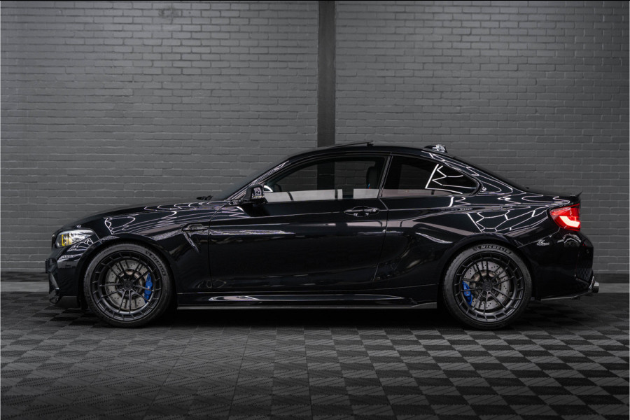 BMW 2 Serie Coupé M2 DCT | NOVA PERFORMANCE 19 INCH CUSTOM WHEELS | CS STOELEN | CS STUUR | CARBON INTERIEUR EN EXTERIEUR| voorzien van Target Blu Eye 2 en Laser Track Flare