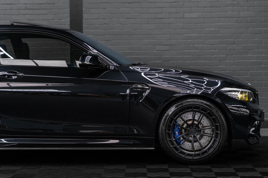 BMW 2 Serie Coupé M2 DCT | NOVA PERFORMANCE 19 INCH CUSTOM WHEELS | CS STOELEN | CS STUUR | CARBON INTERIEUR EN EXTERIEUR| voorzien van Target Blu Eye 2 en Laser Track Flare