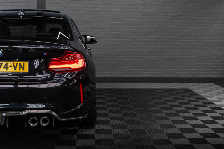 BMW 2 Serie Coupé M2 DCT | NOVA PERFORMANCE 19 INCH CUSTOM WHEELS | CS STOELEN | CS STUUR | CARBON INTERIEUR EN EXTERIEUR| voorzien van Target Blu Eye 2 en Laser Track Flare