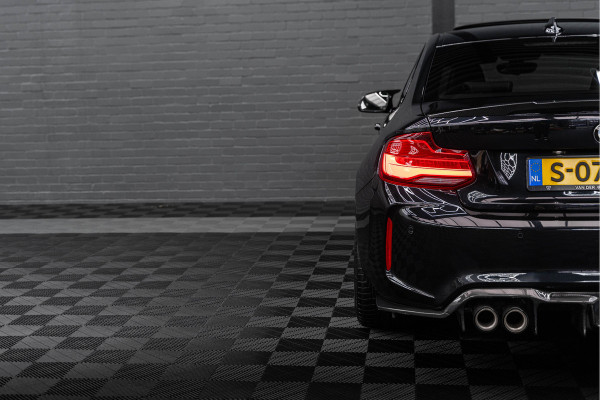 BMW 2 Serie Coupé M2 DCT | NOVA PERFORMANCE 19 INCH CUSTOM WHEELS | CS STOELEN | CS STUUR | CARBON INTERIEUR EN EXTERIEUR| voorzien van Target Blu Eye 2 en Laser Track Flare