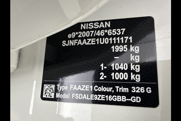 Nissan Leaf N-Connecta 40 kWh Aut. *ADAPTIVE-CRUISE | NAVI-FULLMAP | TOPVIEW | CARPLAY | KEYLESS | BLIND-SPOT |  DIGI-COCKPIT | COMFORT-SEATS | DAB | ECC | PDC | HEATED-SEATS | 17"ALU*