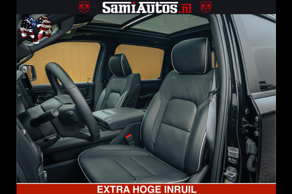 Dodge Ram 1500 Limited Night H.O 540HP 706Nm | Massage + Full Option | De Meest Luxe en Volle Pick-Up in zijn Klasse | Comfortabele Dubbele Cabine met Royale 5 Zitplaatsen | BPM vrij | Nu Leverbaar uit Voorraad | Voorraad Nr 2353 - 5412