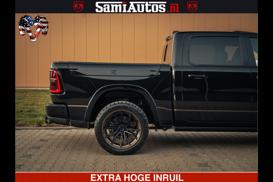 Dodge Ram 1500 Limited Night H.O 540HP 706Nm | Massage + Full Option | De Meest Luxe en Volle Pick-Up in zijn Klasse | Comfortabele Dubbele Cabine met Royale 5 Zitplaatsen | BPM vrij | Nu Leverbaar uit Voorraad | Voorraad Nr 2353 - 5412