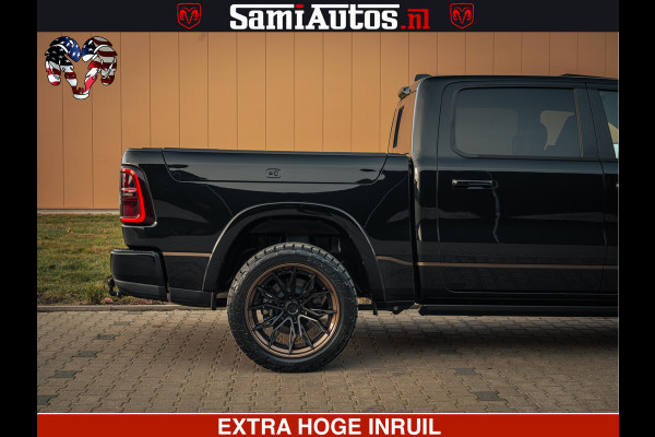 Dodge Ram 1500 Limited Night H.O 540HP 706Nm | Massage + Full Option | De Meest Luxe en Volle Pick-Up in zijn Klasse | Comfortabele Dubbele Cabine met Royale 5 Zitplaatsen | BPM vrij | Nu Leverbaar uit Voorraad | Voorraad Nr 2353 - 5412