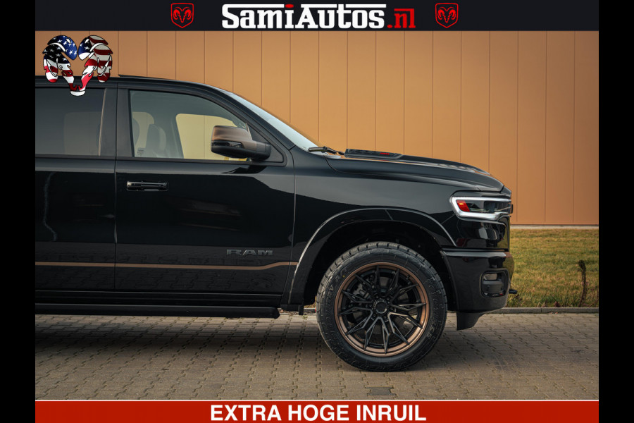 Dodge Ram 1500 Limited Night H.O 540HP 706Nm | Massage + Full Option | De Meest Luxe en Volle Pick-Up in zijn Klasse | Comfortabele Dubbele Cabine met Royale 5 Zitplaatsen | BPM vrij | Nu Leverbaar uit Voorraad | Voorraad Nr 2353 - 5412