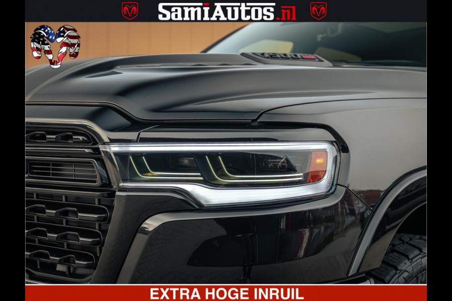 Dodge Ram 1500 Limited Night H.O 540HP 706Nm | Massage + Full Option | De Meest Luxe en Volle Pick-Up in zijn Klasse | Comfortabele Dubbele Cabine met Royale 5 Zitplaatsen | BPM vrij | Nu Leverbaar uit Voorraad | Voorraad Nr 2353 - 5412