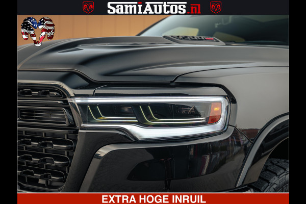 Dodge Ram 1500 Limited Night H.O 540HP 706Nm | Massage + Full Option | De Meest Luxe en Volle Pick-Up in zijn Klasse | Comfortabele Dubbele Cabine met Royale 5 Zitplaatsen | BPM vrij | Nu Leverbaar uit Voorraad | Voorraad Nr 2353 - 5412