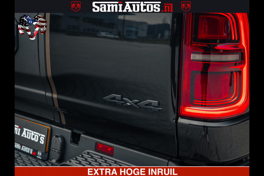 Dodge Ram 1500 Limited Night H.O 540HP 706Nm | Massage + Full Option | De Meest Luxe en Volle Pick-Up in zijn Klasse | Comfortabele Dubbele Cabine met Royale 5 Zitplaatsen | BPM vrij | Nu Leverbaar uit Voorraad | Voorraad Nr 2353 - 5412