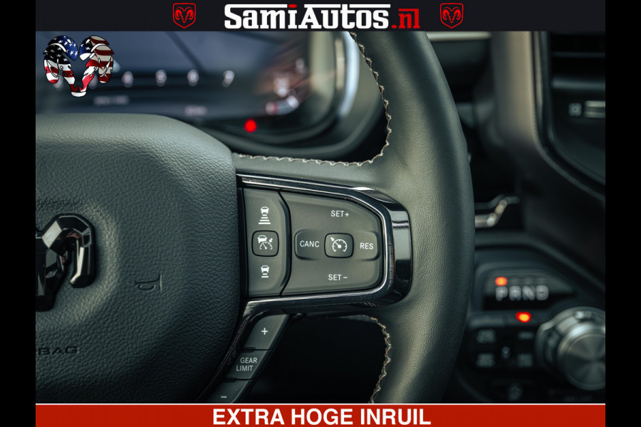 Dodge Ram 1500 Limited Night H.O 540HP 706Nm | Massage + Full Option | De Meest Luxe en Volle Pick-Up in zijn Klasse | Comfortabele Dubbele Cabine met Royale 5 Zitplaatsen | BPM vrij | Nu Leverbaar uit Voorraad | Voorraad Nr 2353 - 5412