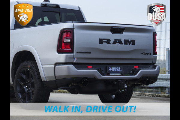 Dodge Ram 1500 | Laramie | Night | 3.0L I6 Hurricane | Crew Cab | 4X4 | | BPM-VRIJ | Niveau regeling | Passenger Display | Getoonde accessoires zijn verkrijgbaar tegen meerprijs