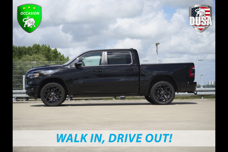 Dodge Ram | 1500 | Limited | 5.7 V8 | 4x4 | Crew Cab | Night Edition | HEMI | Panorama | Deksel | Full Nieuw binnen!