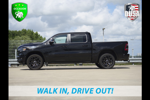 Dodge Ram | 1500 | Limited | 5.7 V8 | 4x4 | Crew Cab | Night Edition | HEMI | Panorama | Deksel | Full Nieuw binnen!