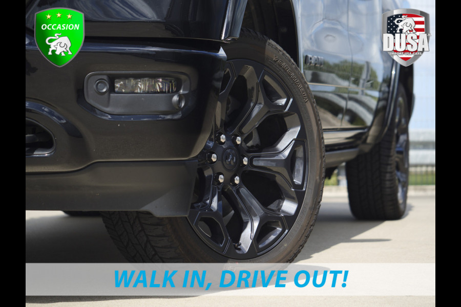 Dodge Ram | 1500 | Limited | 5.7 V8 | 4x4 | Crew Cab | Night Edition | HEMI | Panorama | Deksel | Full Nieuw binnen!